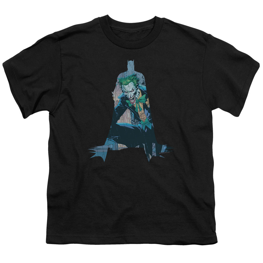 Batman Scene Inside Kids Youth T Shirt Black