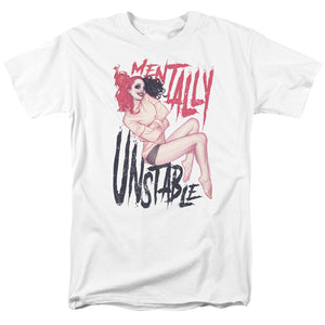 Batman Unstable Mens T Shirt White