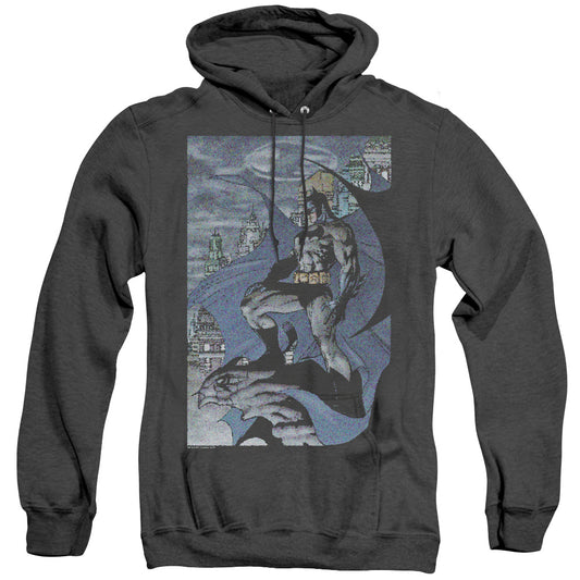 Batman Seurbat Heather Mens Hoodie Black