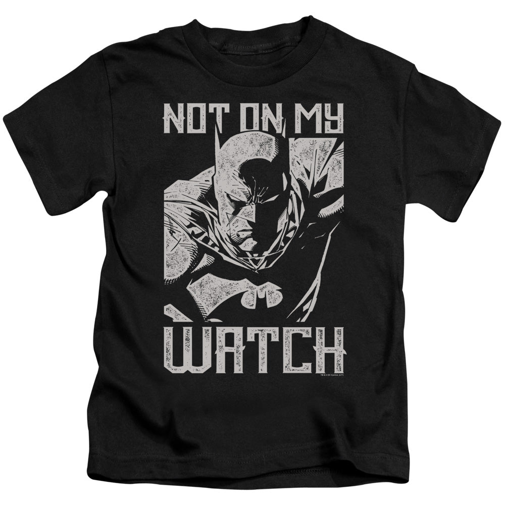 Batman Watch Juvenile Kids Youth T Shirt Black