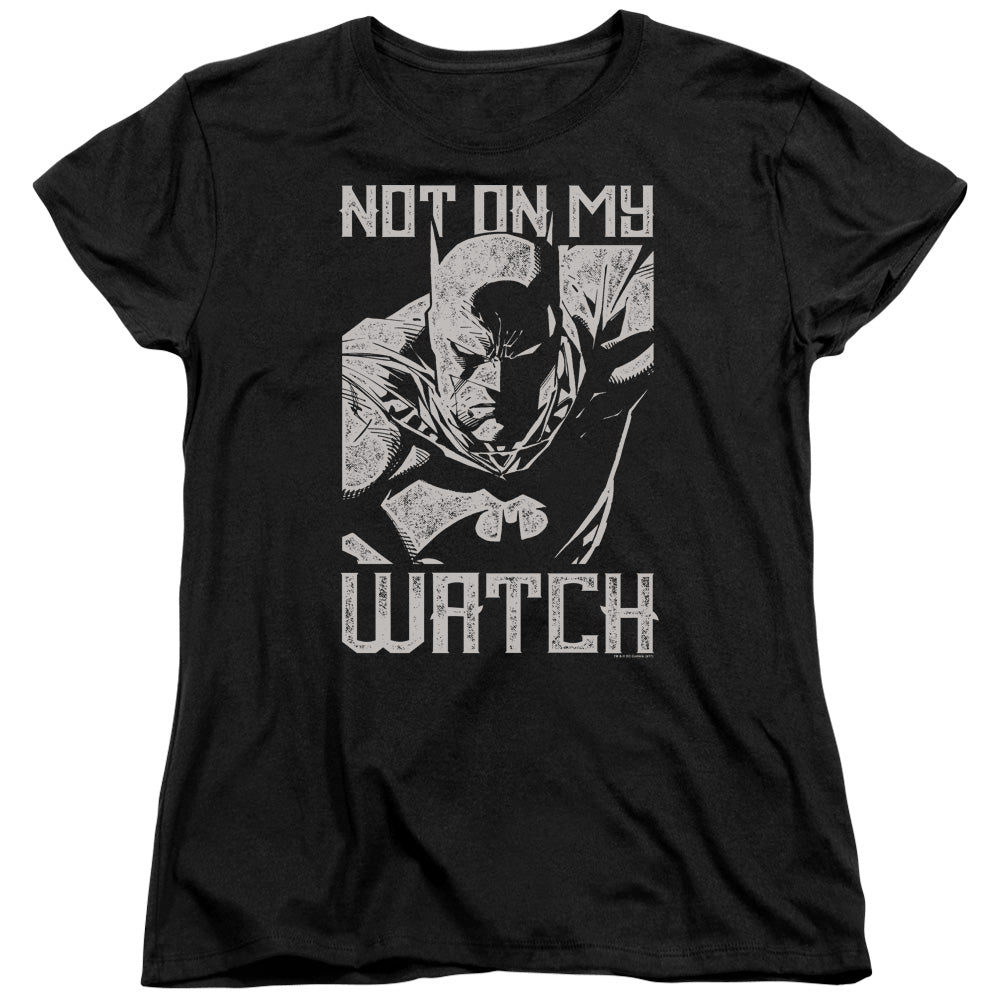Batman Watch Womens T Shirt Black