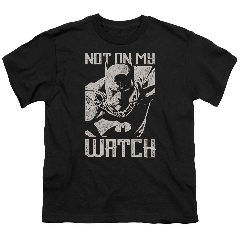 Batman Watch Kids Youth T Shirt Black