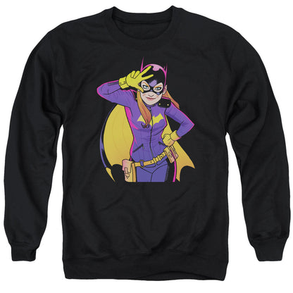 Batman Batgirl Moves Mens Crewneck Sweatshirt Black
