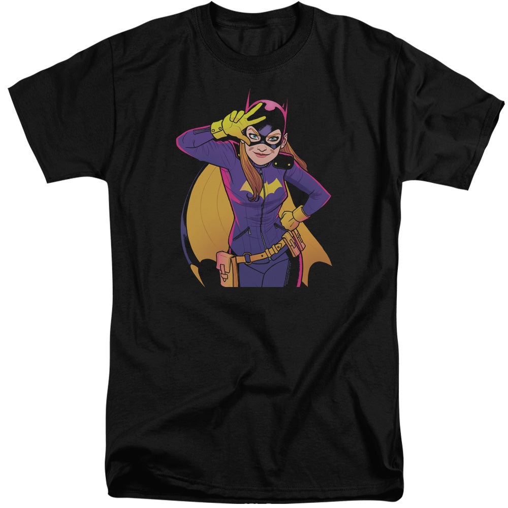 Batman Batgirl Moves Mens Tall T Shirt Black