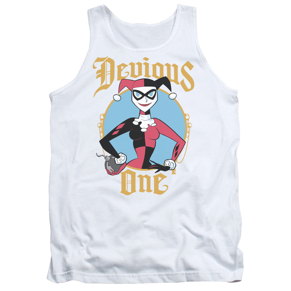 Batman Devious One Mens Tank Top Shirt White