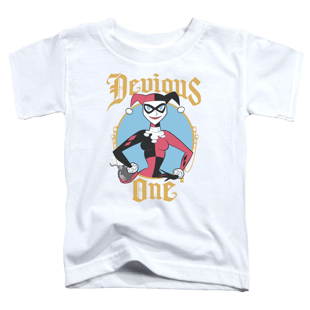 Batman Devious One Toddler Kids Youth T Shirt White