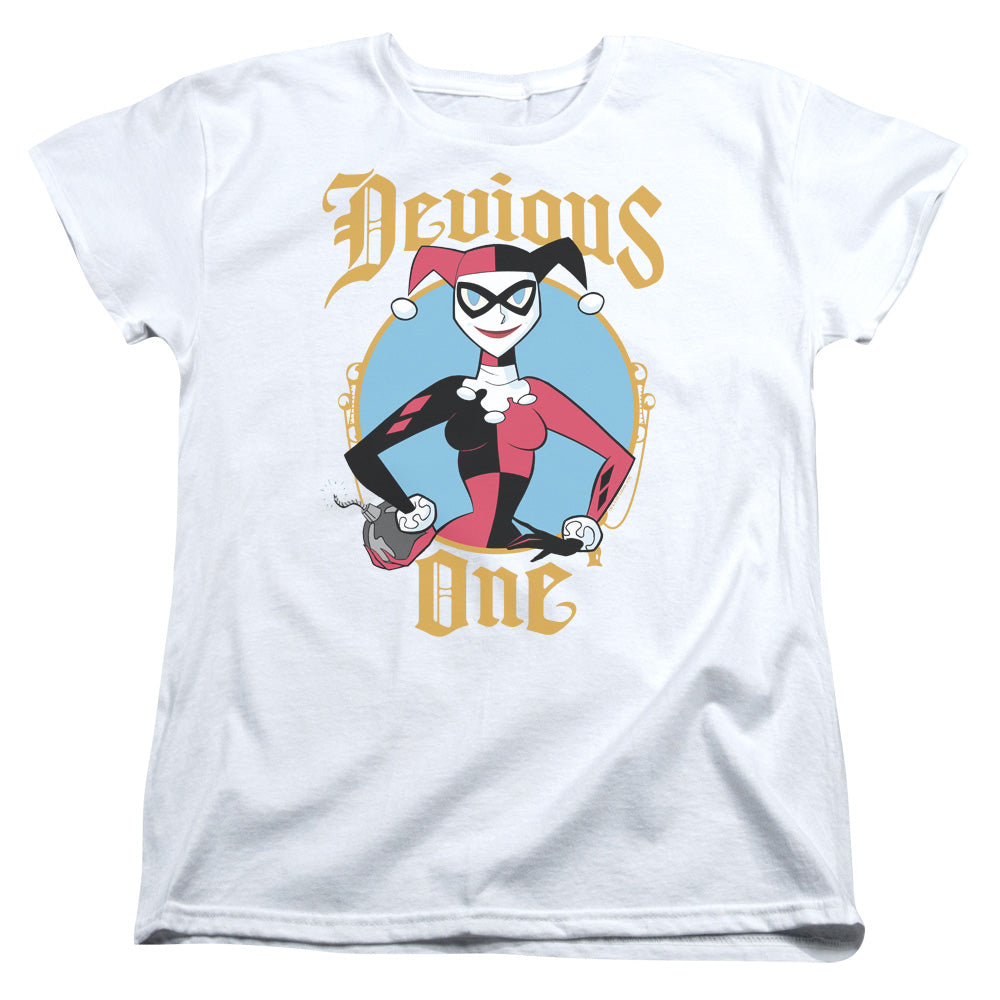 Batman Devious One Womens T Shirt White