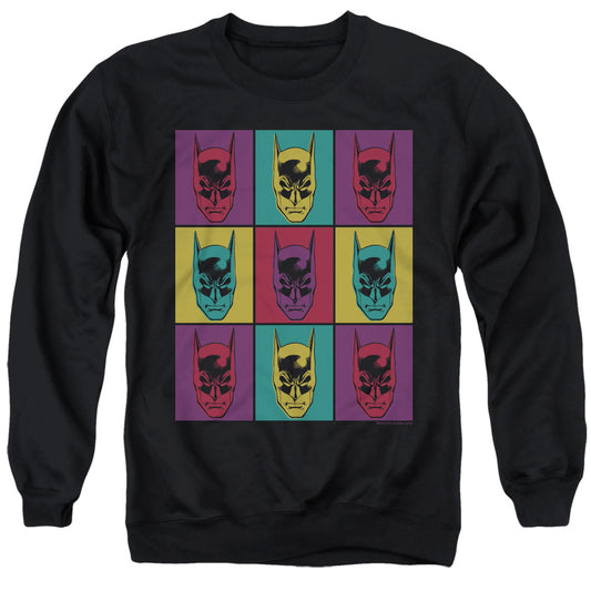 Batman Warhol Batman Mens Crewneck Sweatshirt Black