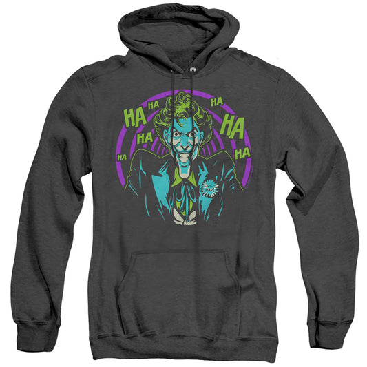 Batman Hahaha Heather Mens Hoodie Black