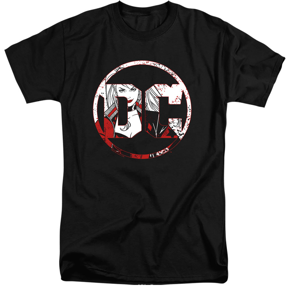 Batman Dc Logo Harley Mens Tall T Shirt Black