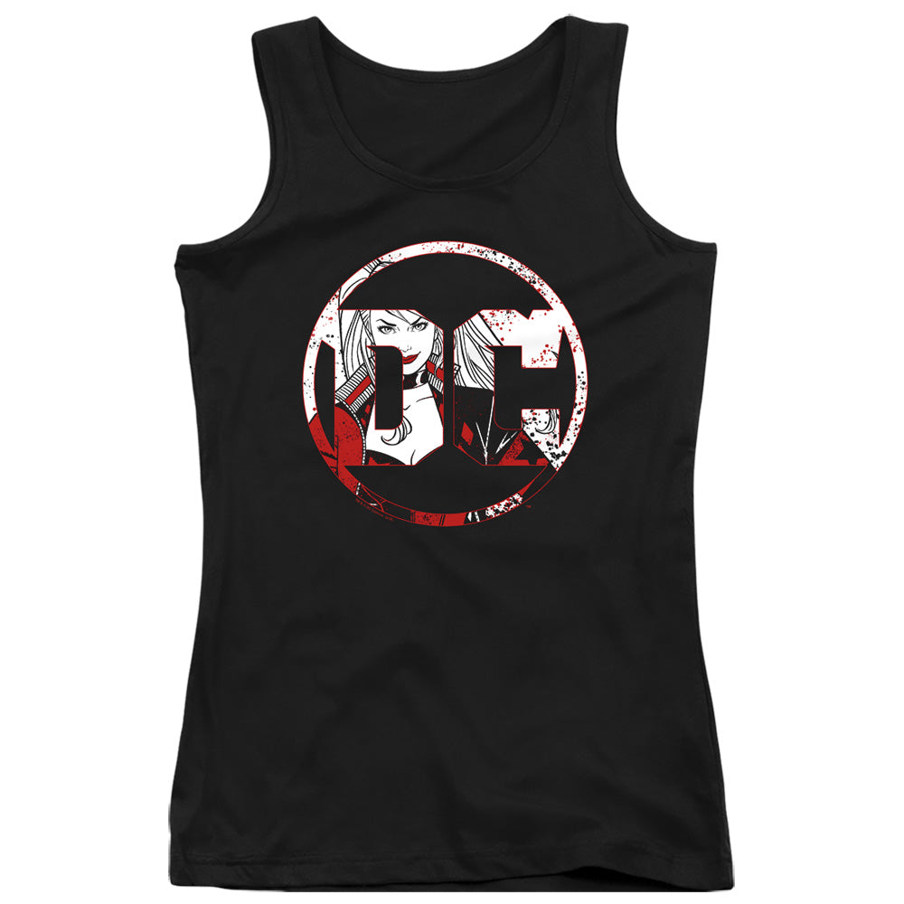 Batman Dc Logo Harley Womens Tank Top Shirt Black