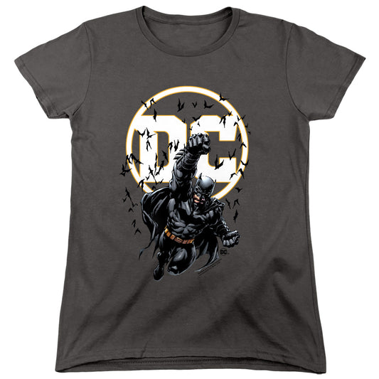 Batman Batman Dc Womens T Shirt Charcoal