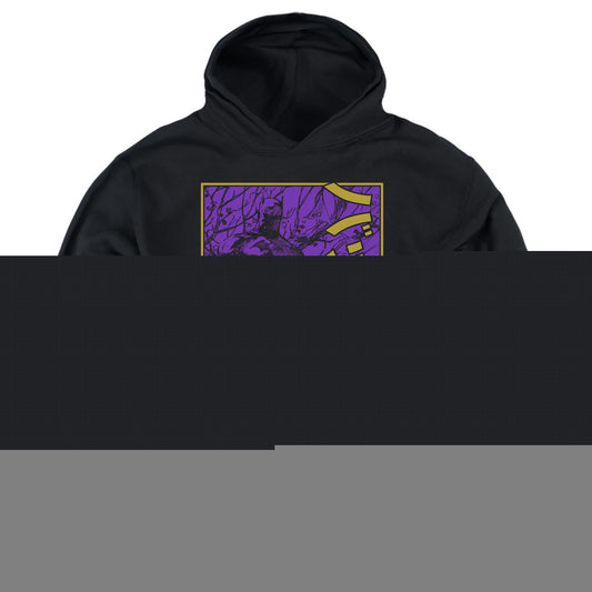 Batman Big Framed Kanji Kids Youth Hoodie Black