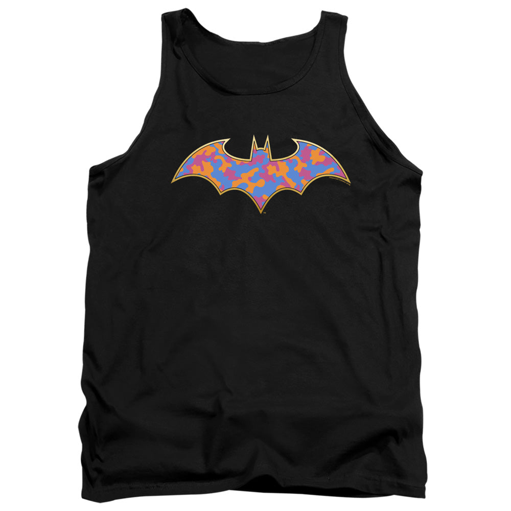 Batman Gold Camo Mens Tank Top Shirt Black