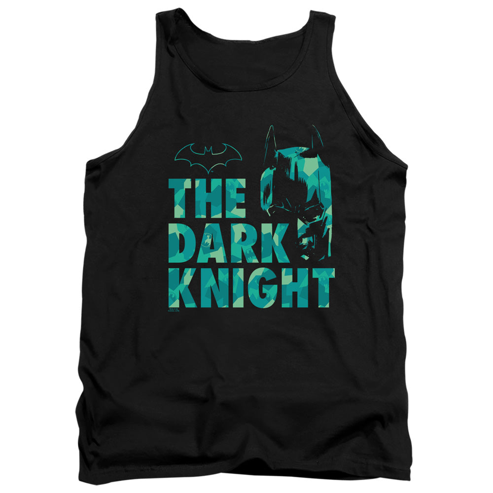 Batman Cuting Patern Mens Tank Top Shirt Black