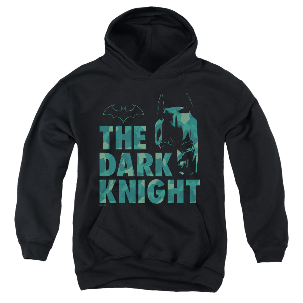 Batman Cuting Patern Kids Youth Hoodie Black