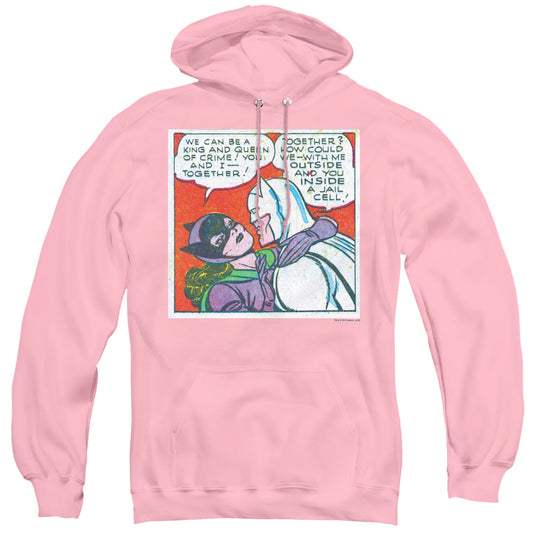 Batman Jail Cell Mens Hoodie Pink