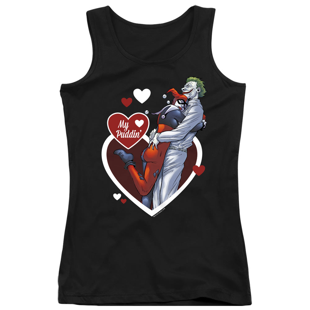 Batman My Puddin Womens Tank Top Shirt Black