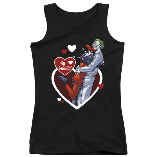 Batman My Puddin Womens Tank Top Shirt Black