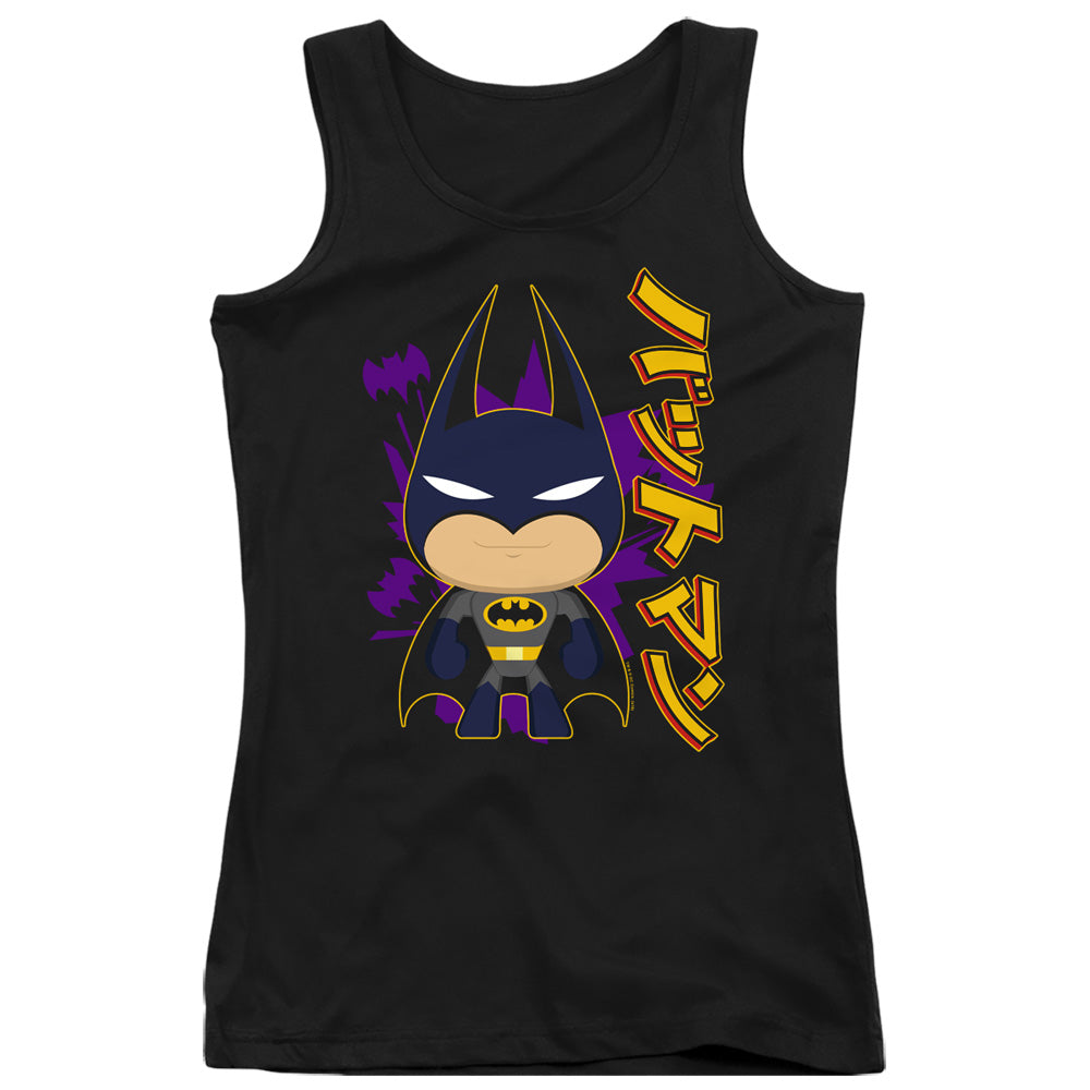 Batman Cute Kanji Womens Tank Top Shirt Black