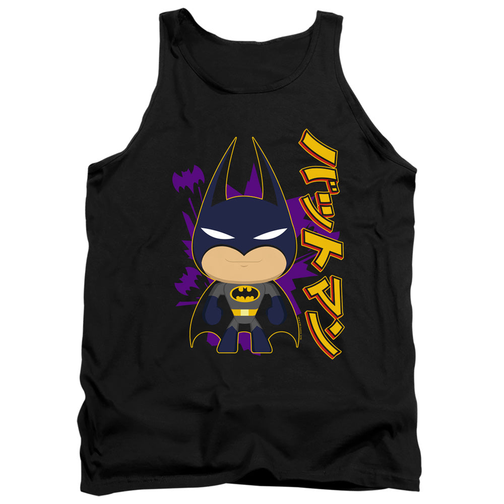 Batman Cute Kanji Mens Tank Top Shirt Black