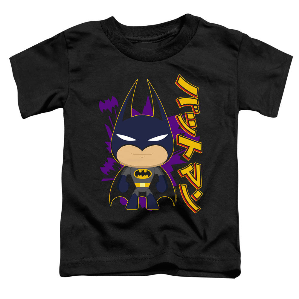 Batman Cute Kanji Toddler Kids Youth T Shirt Black