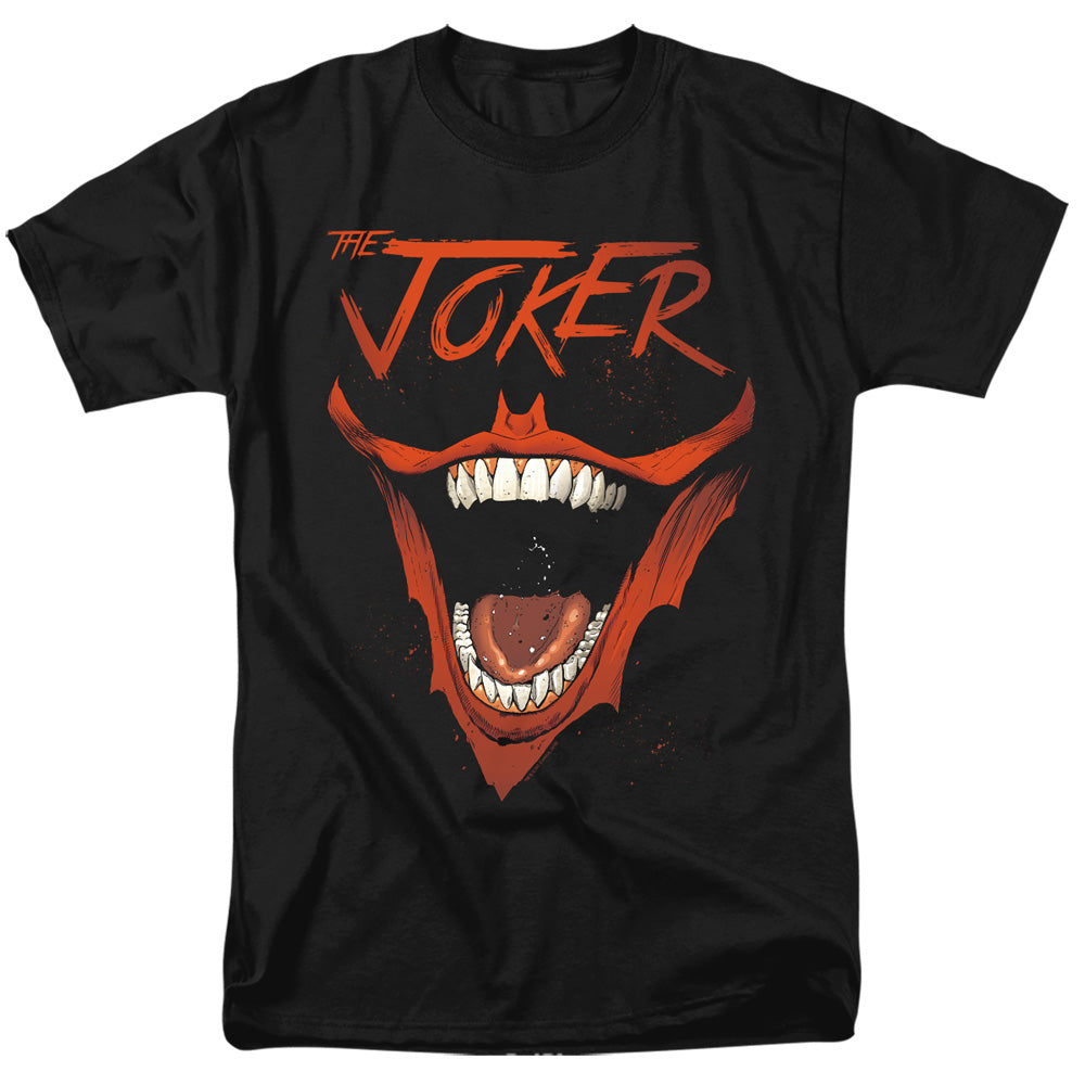 Batman Joker Bat Laugh Mens T Shirt Black
