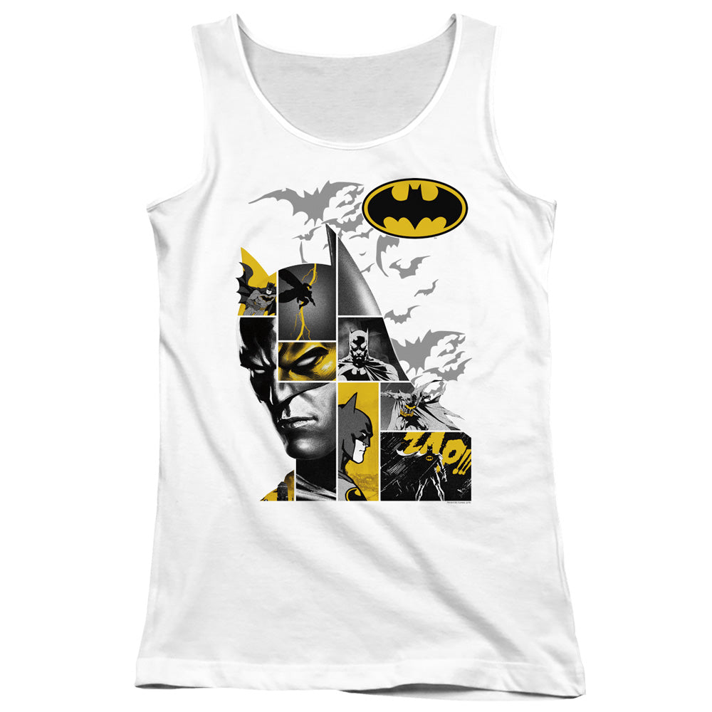 Batman Long Live Womens Tank Top Shirt White