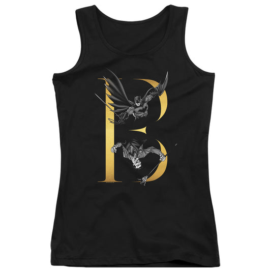 Batman B Womens Tank Top Shirt Black