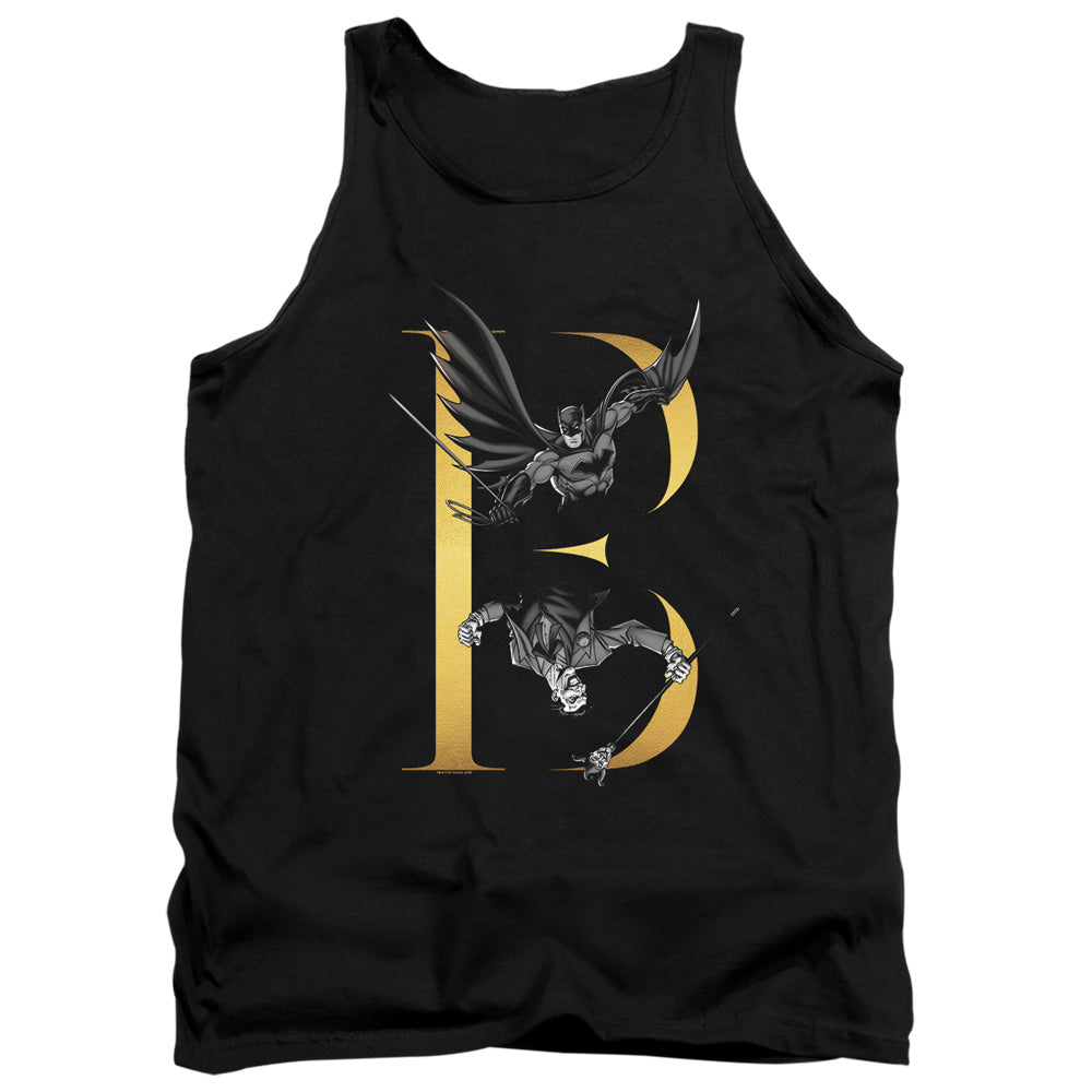 Batman B Mens Tank Top Shirt Black