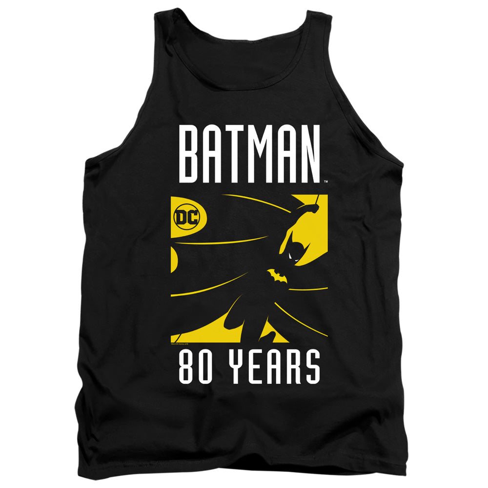 Batman Silhouete Mens Tank Top Shirt Black