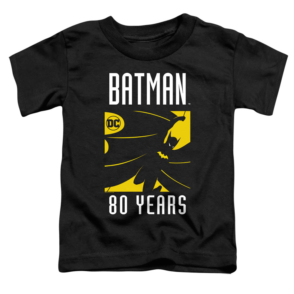 Batman Silhouete Toddler Kids Youth T Shirt Black