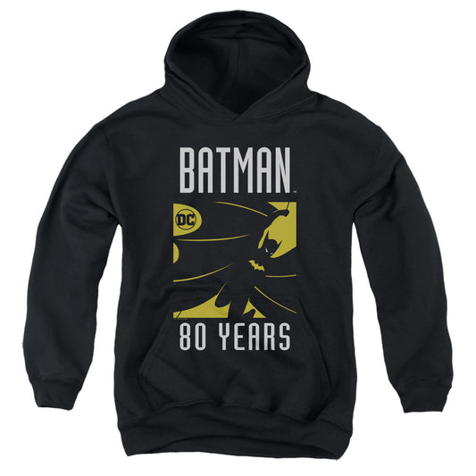 Batman Silhouete Kids Youth Hoodie Black