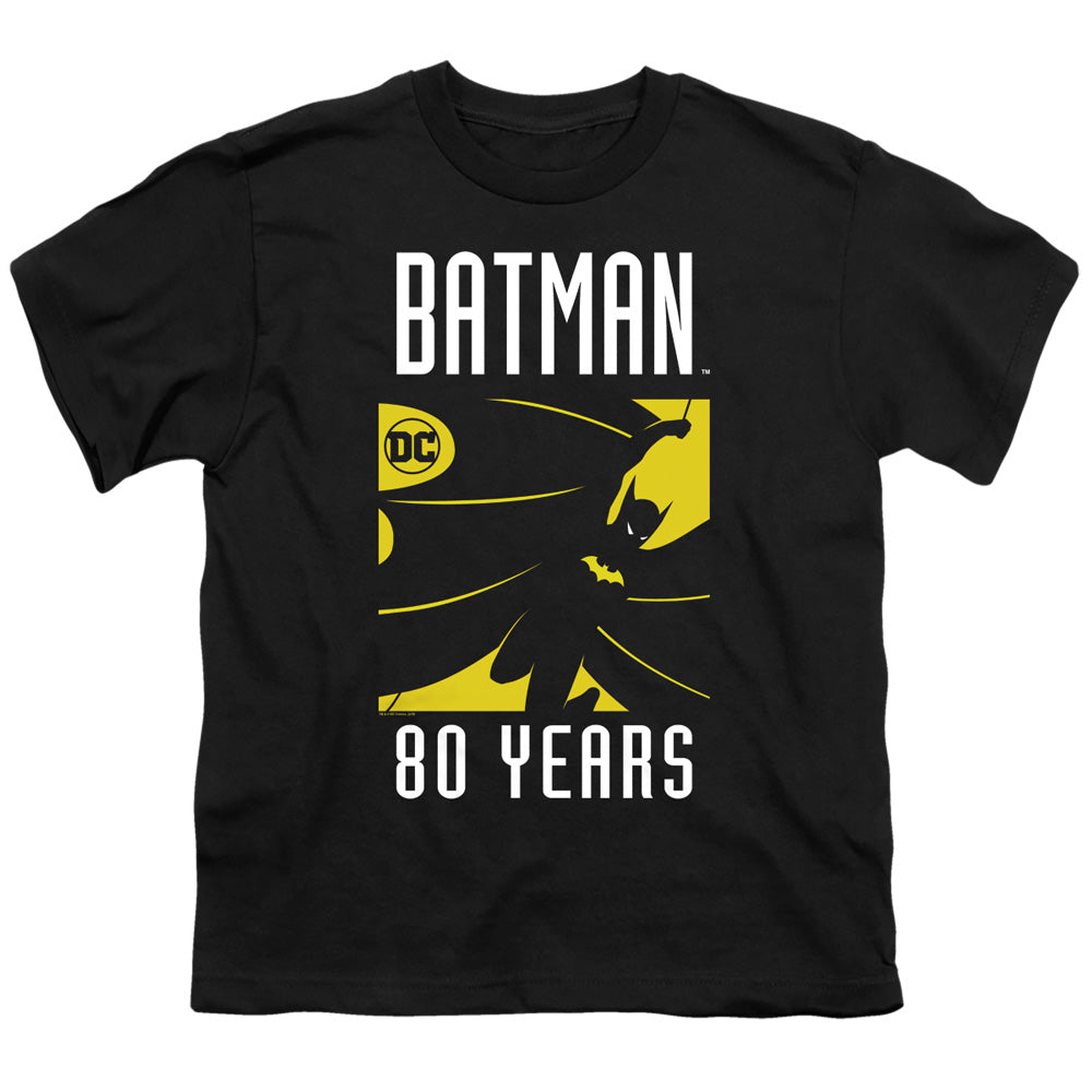 Batman Silhouete Kids Youth T Shirt Black