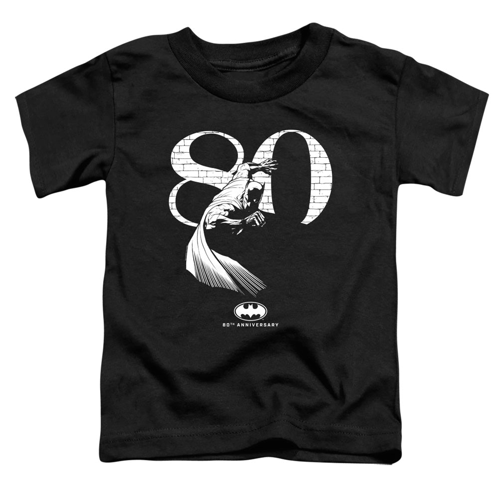 Batman 80 Wall Toddler Kids Youth T Shirt Black