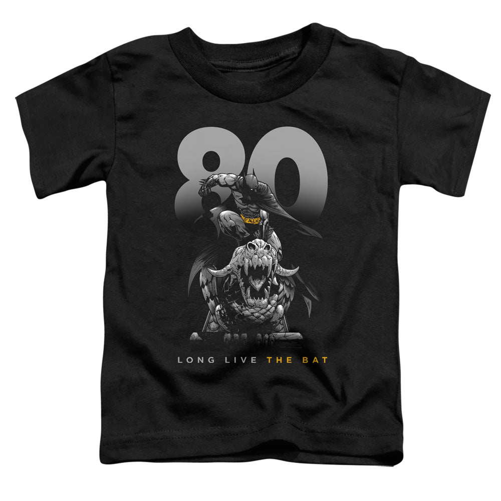 Batman Big 80 Toddler Kids Youth T Shirt Black