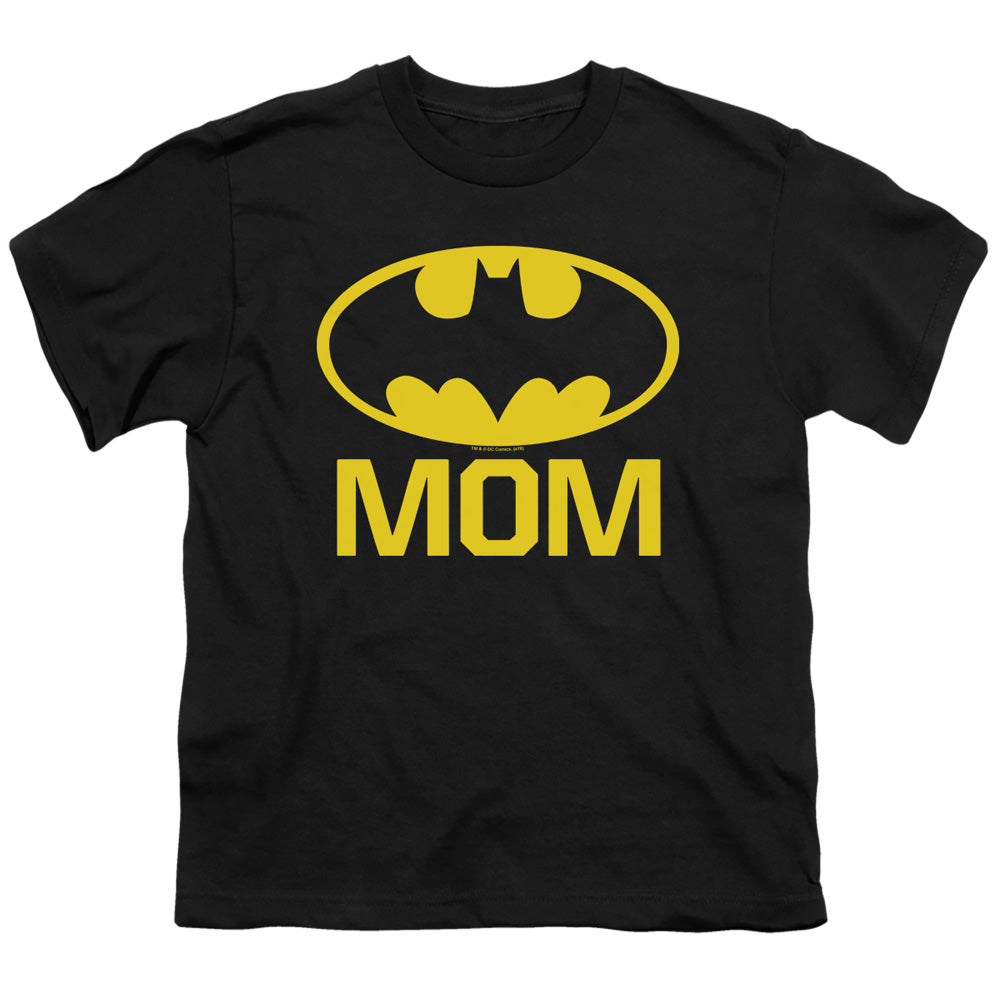 Batman Bat Mom Kids Youth T Shirt Black