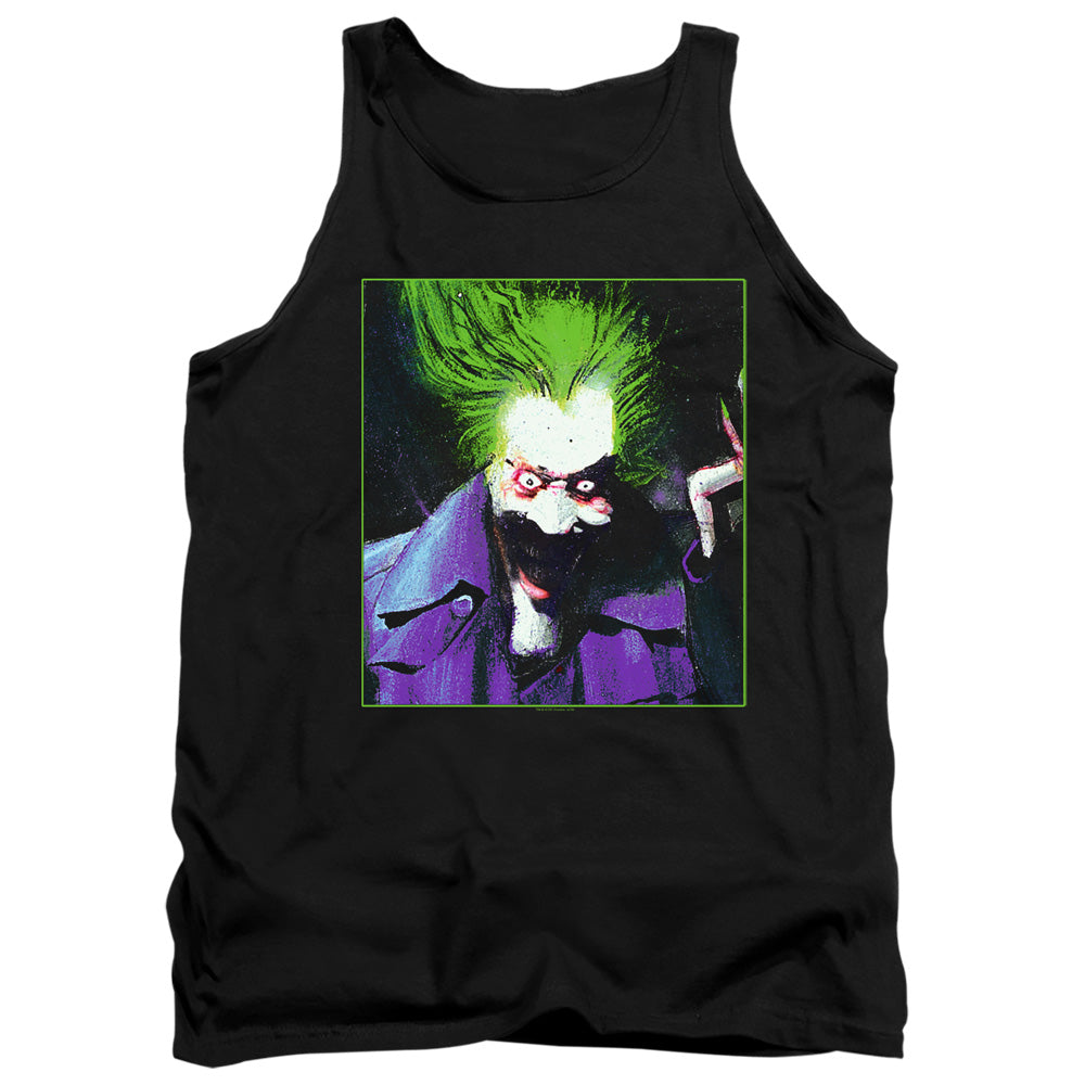 Batman Arkham Asylum Joker Mens Tank Top Shirt Black