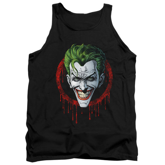 Batman Joker Drip Mens Tank Top Shirt Black