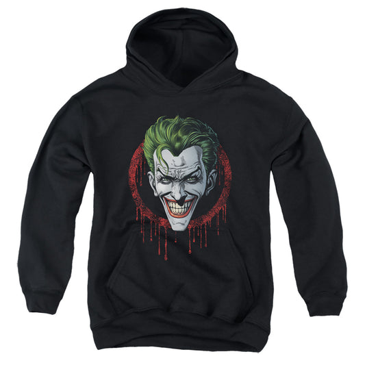 Batman Joker Drip Kids Youth Hoodie Black