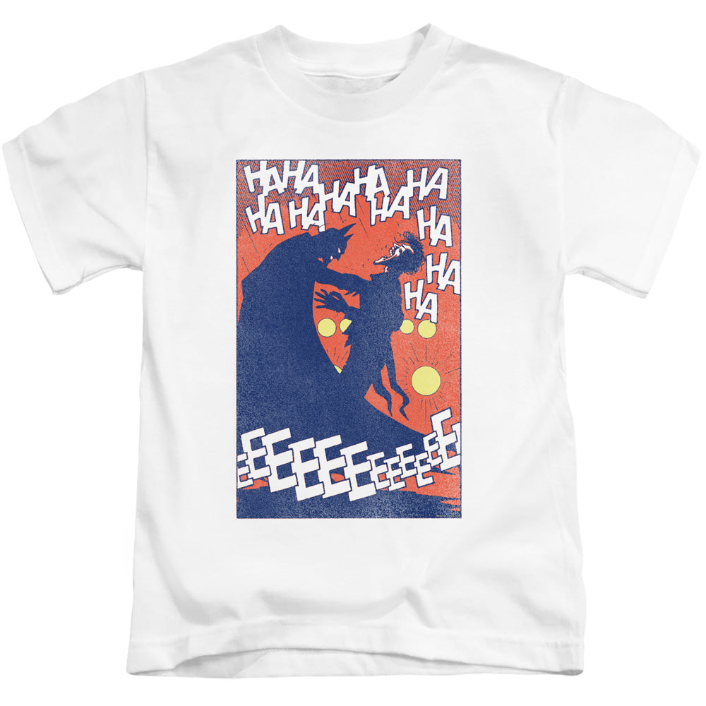 Batman Punchline Juvenile Kids Youth T Shirt White