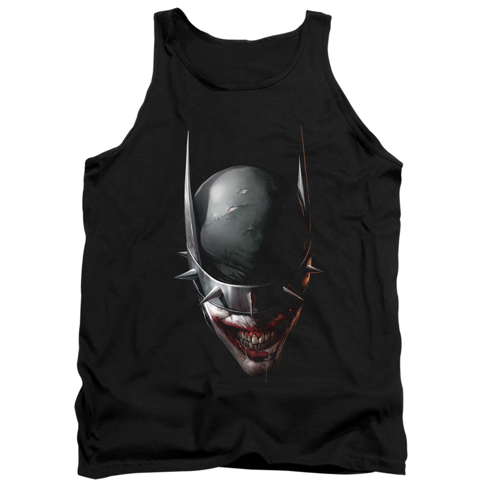 Batman Batman Who Laughs Head Mens Tank Top Shirt Black