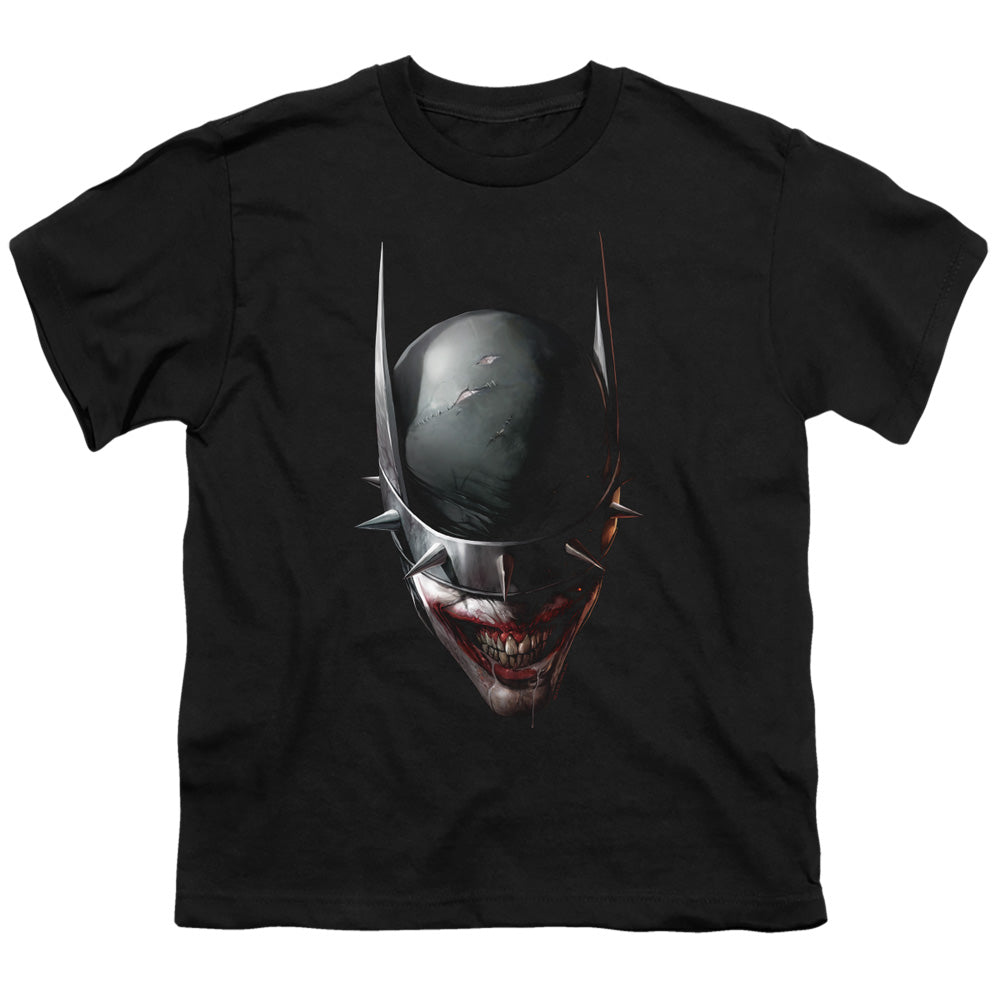 Batman Batman Who Laughs Head Kids Youth T Shirt Black
