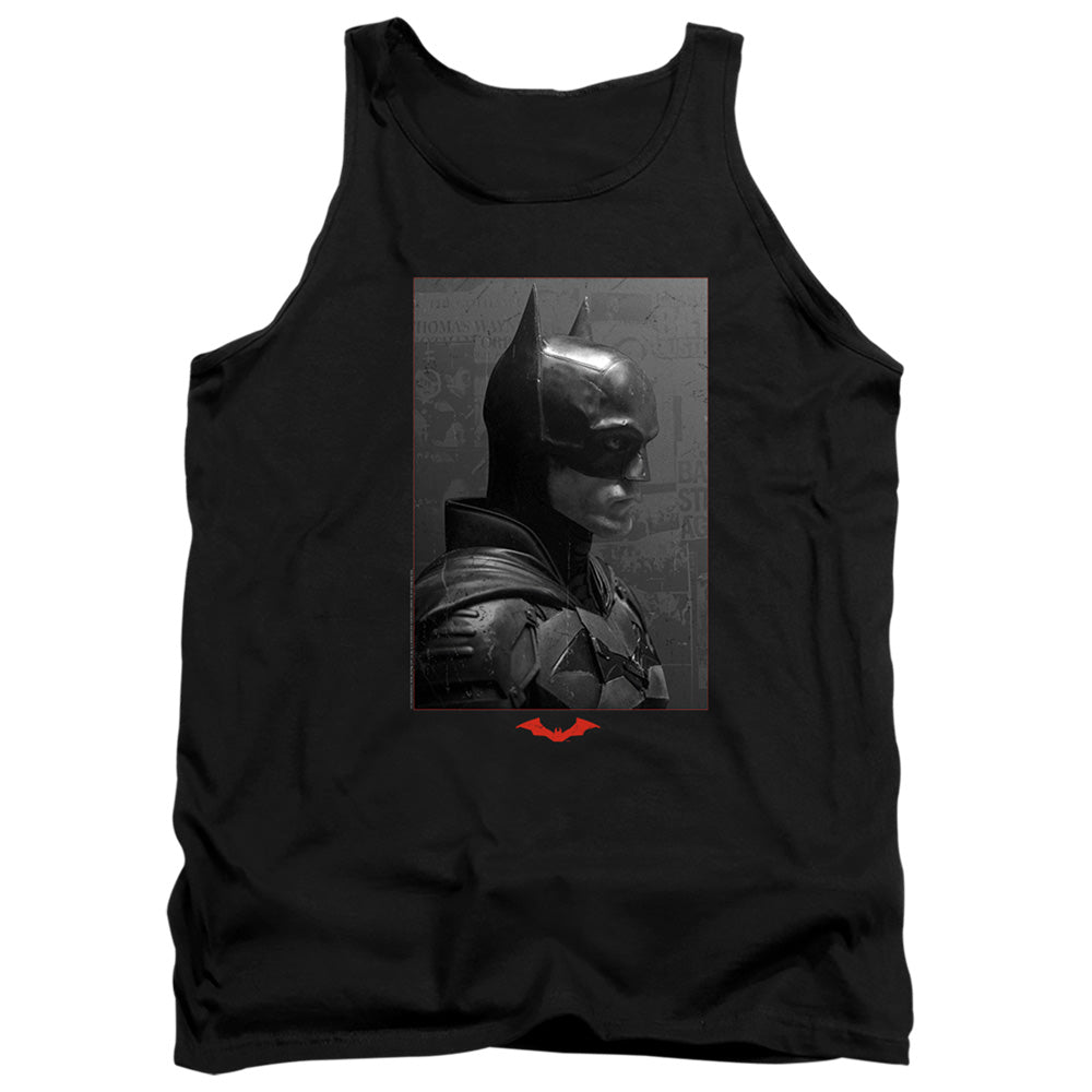 The Batman (2022) Worn Portrait Mens Tank Top Shirt Black