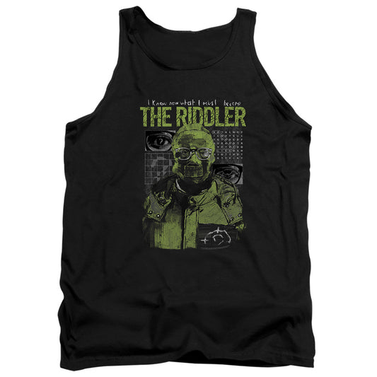 The Batman (2022) Riddler Illustration Mens Tank Top Shirt Black