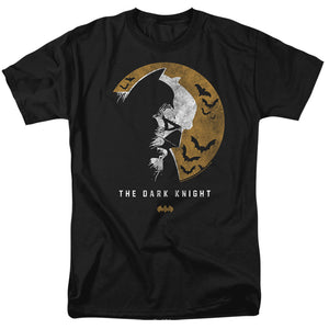 Batman Dark Knight Moon Mens T Shirt Black