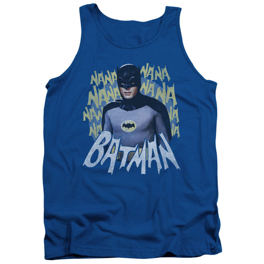 Batman Classic Tv Theme Song Mens Tank Top Shirt Royal Blue