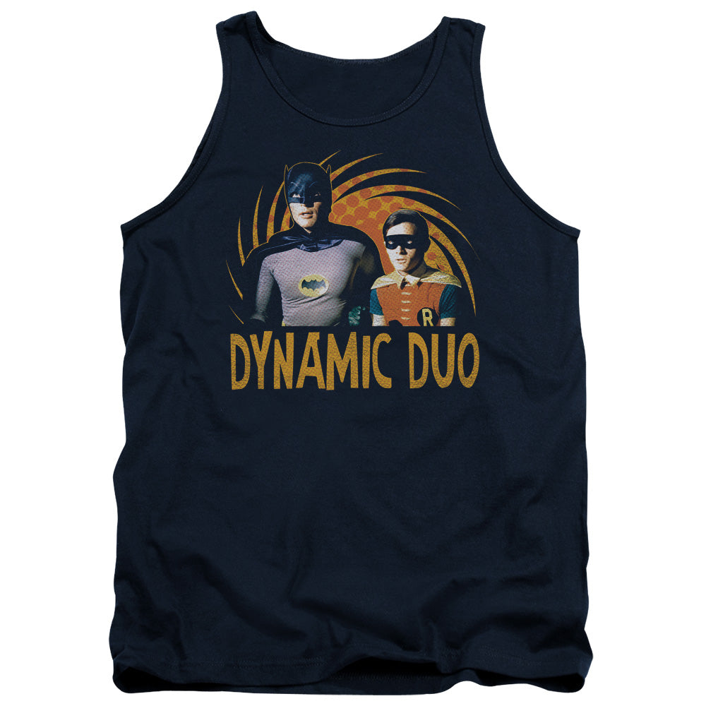 Batman Classic Tv Dynamic Mens Tank Top Shirt Navy Blue