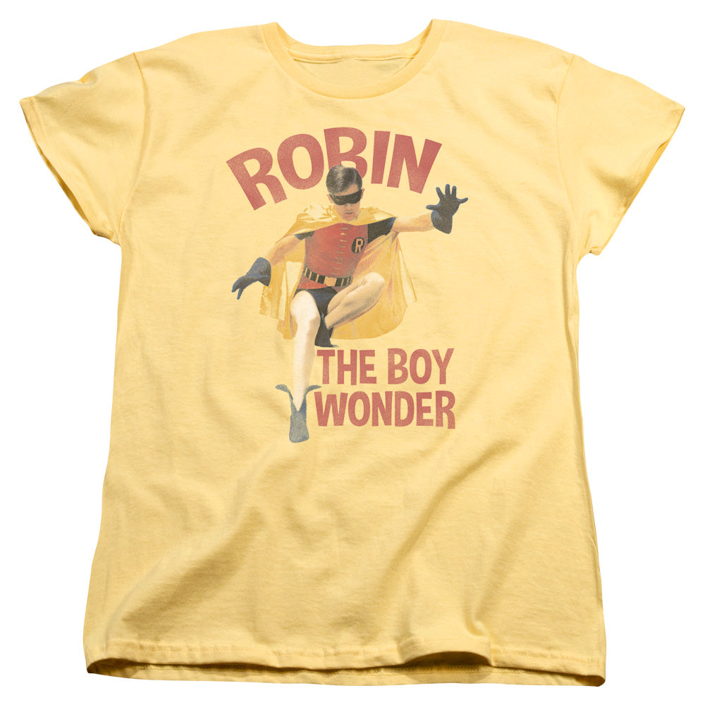 Batman Classic Tv Boy Wonder Womens T Shirt Banana