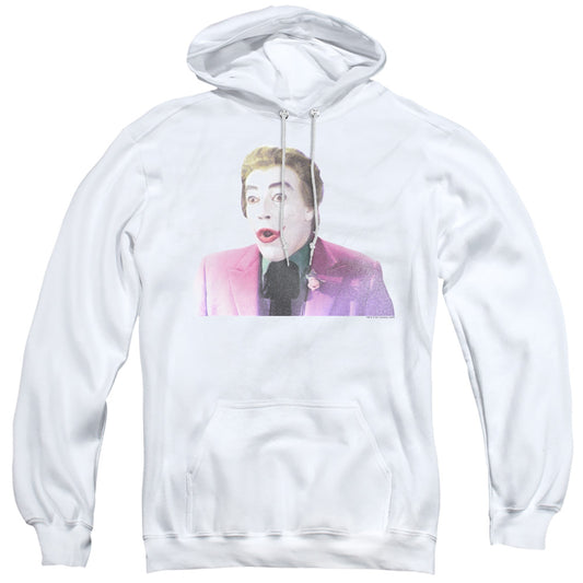 Batman Classic Tv Thrilled Mens Hoodie White